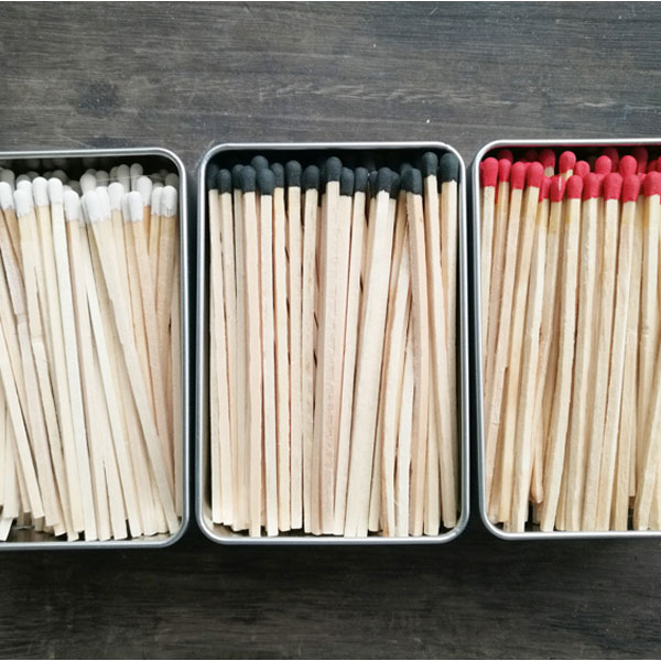 White Head Matches Colorful Tips/Heads Matches