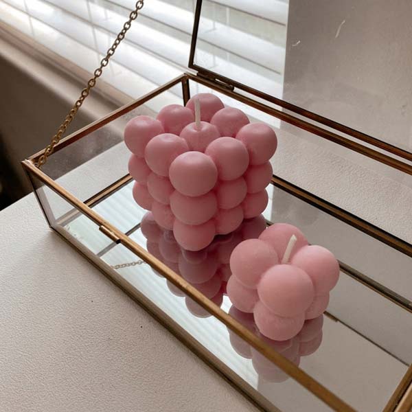 Square Bubble Candle