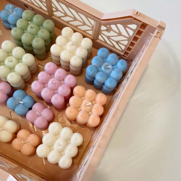 Square Bubble Candle