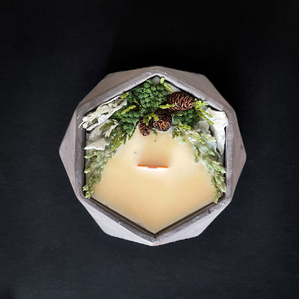 Scented Soy Wax Candle Crystal