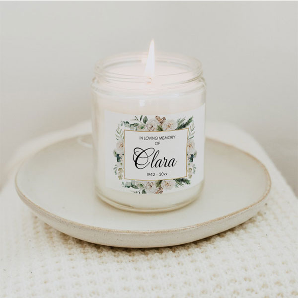 Christmas Memorial Candle